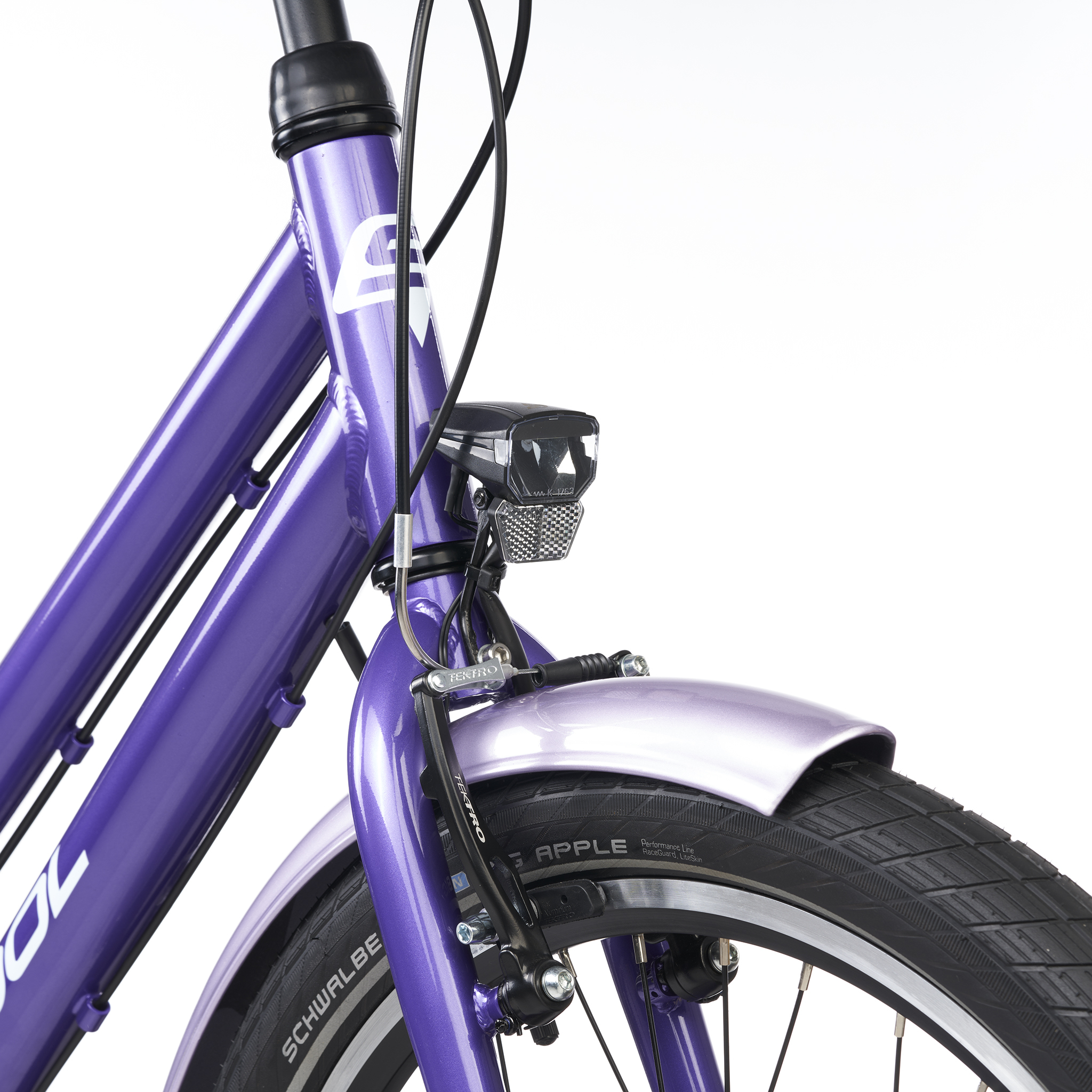 S'COOL chiX Pro 24-N3 Kinderfahrräder (lila) 5